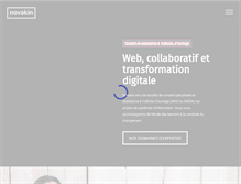 Tablet Screenshot of novakin.com